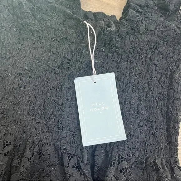 Hill House Lace Ellie Nap Dress Black size S small - Picture 4 of 6